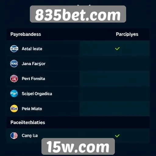 Métodos de pagamento aceitos na 835bet.com
